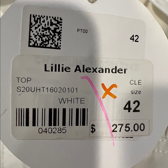 Chloe White Sleeveless Collar Button Down Shirt - Picture 4 of 4